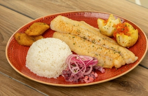 Grilled flounder