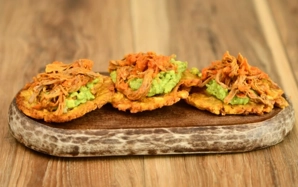 MONTADITOS CON CARNE DESMECHADA
