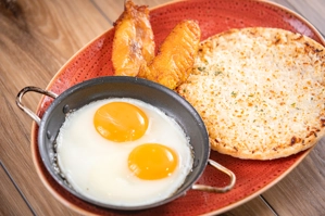 AREPA WITH CHEESE AND EGGS IN CASSEROLE