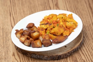 MIGAS CON CHICHARRON 