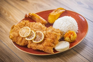 Breaded chicken breast