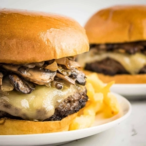 Mushroom Swiss Burger