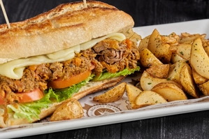 SHREDDED BEEF AND MOZZARELLA CHEESE