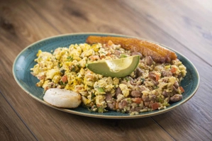 CALENTADO WITH SCRAMBLED EGGS